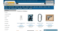 Desktop Screenshot of lojacabanasport.com.br
